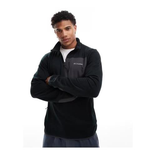 Columbia Hike half zip fleece in black 134786201